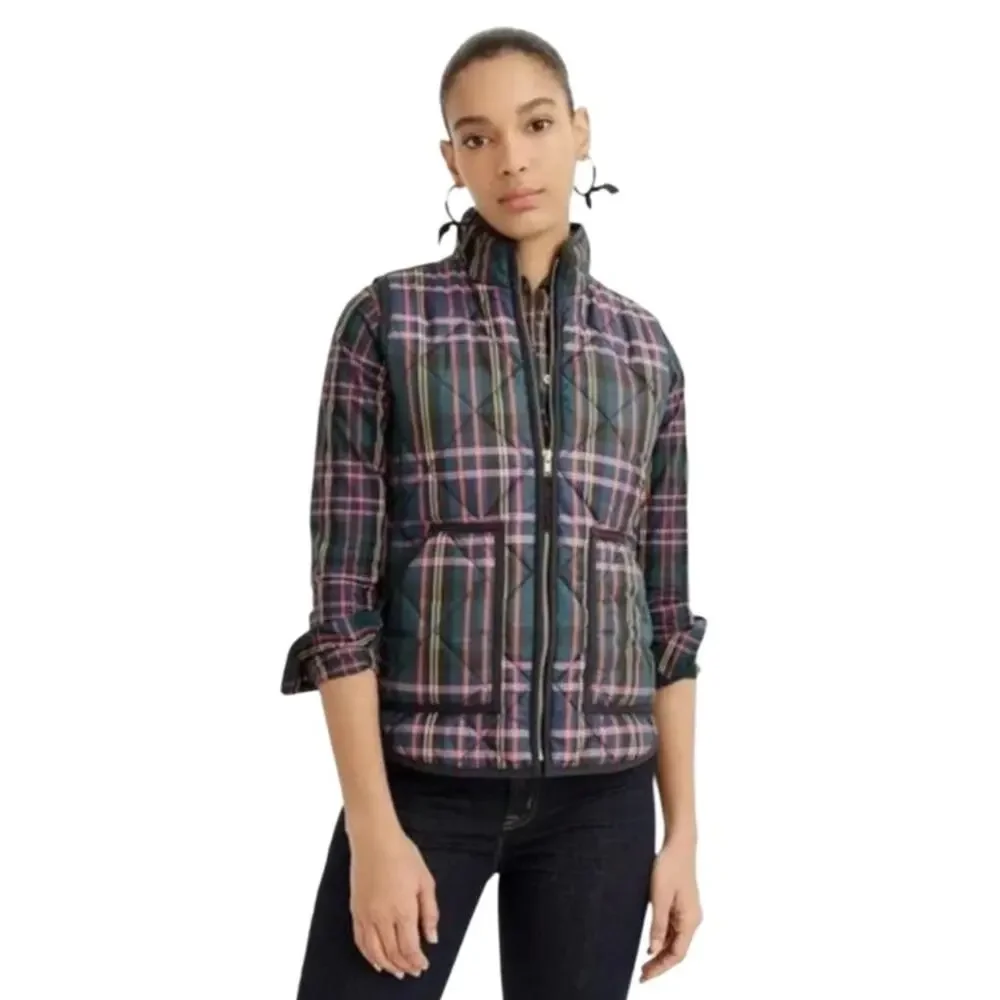 J.Crew Excursion vest in J.Crew Signature Tartan Size Small